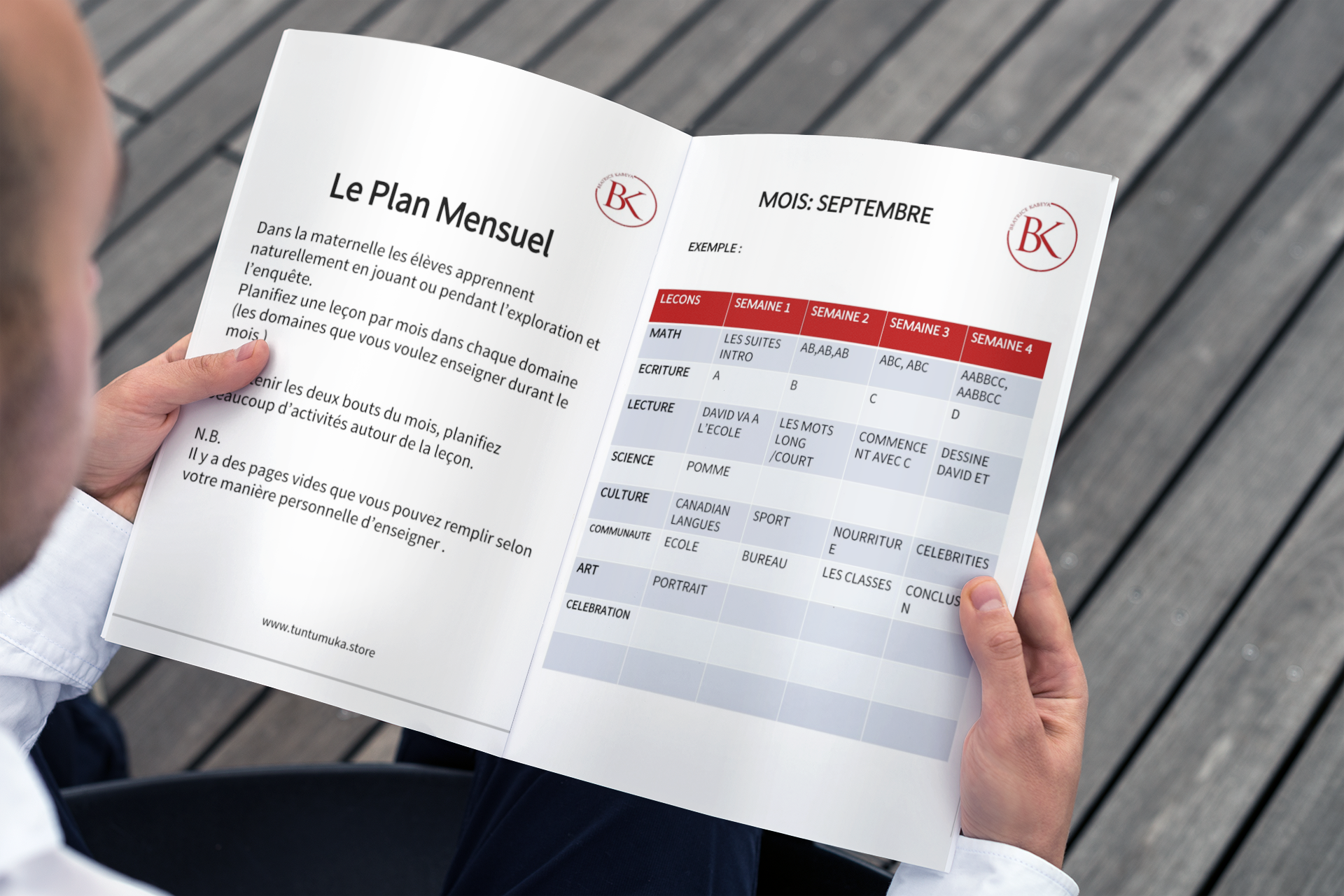 The Printable Annual Planner French Version
