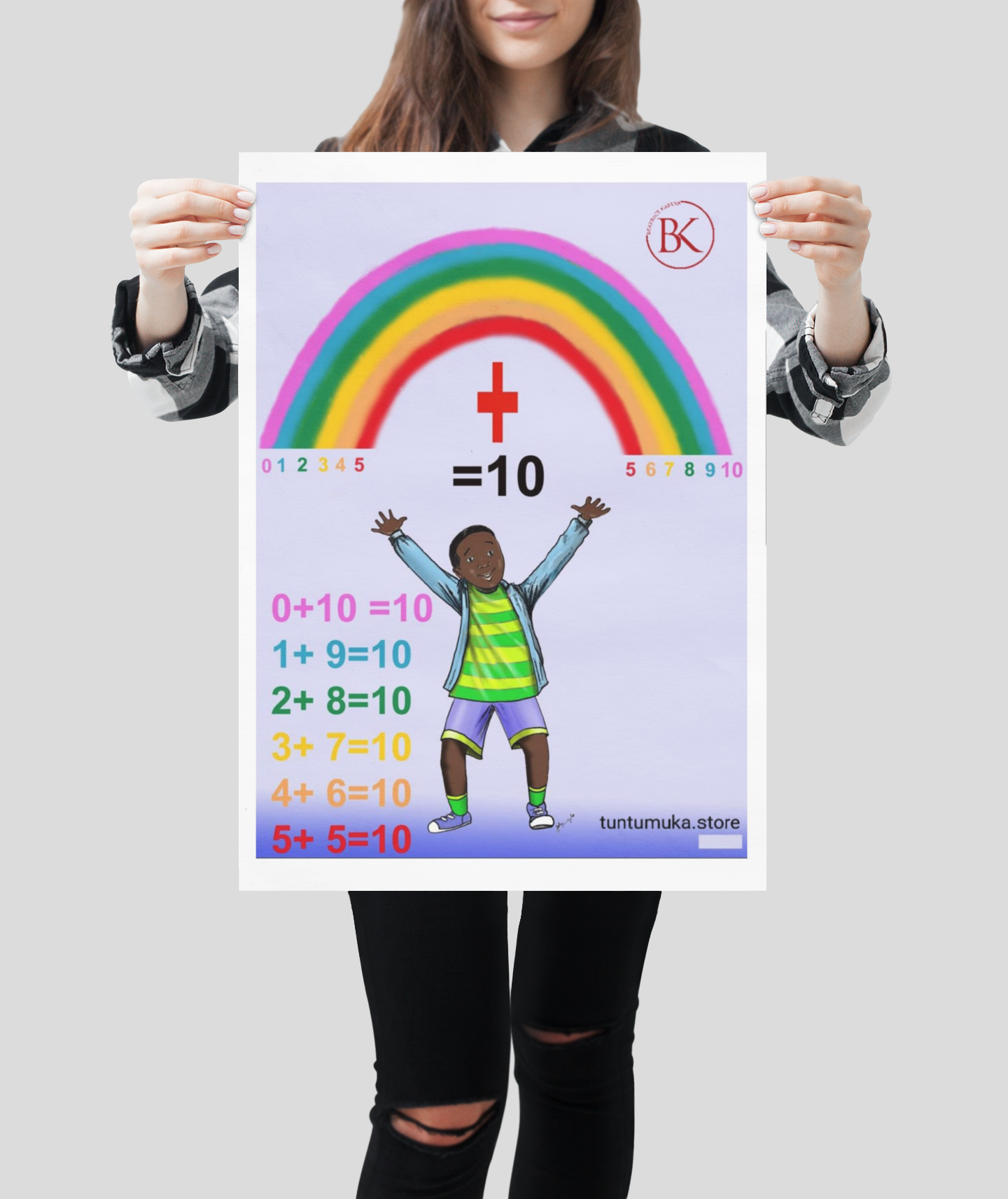 Math's poster for Kindergarten, Grade 1 and 2