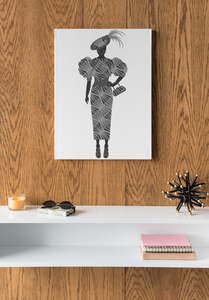 E Doll Black Art 2C BW Poster $5,99