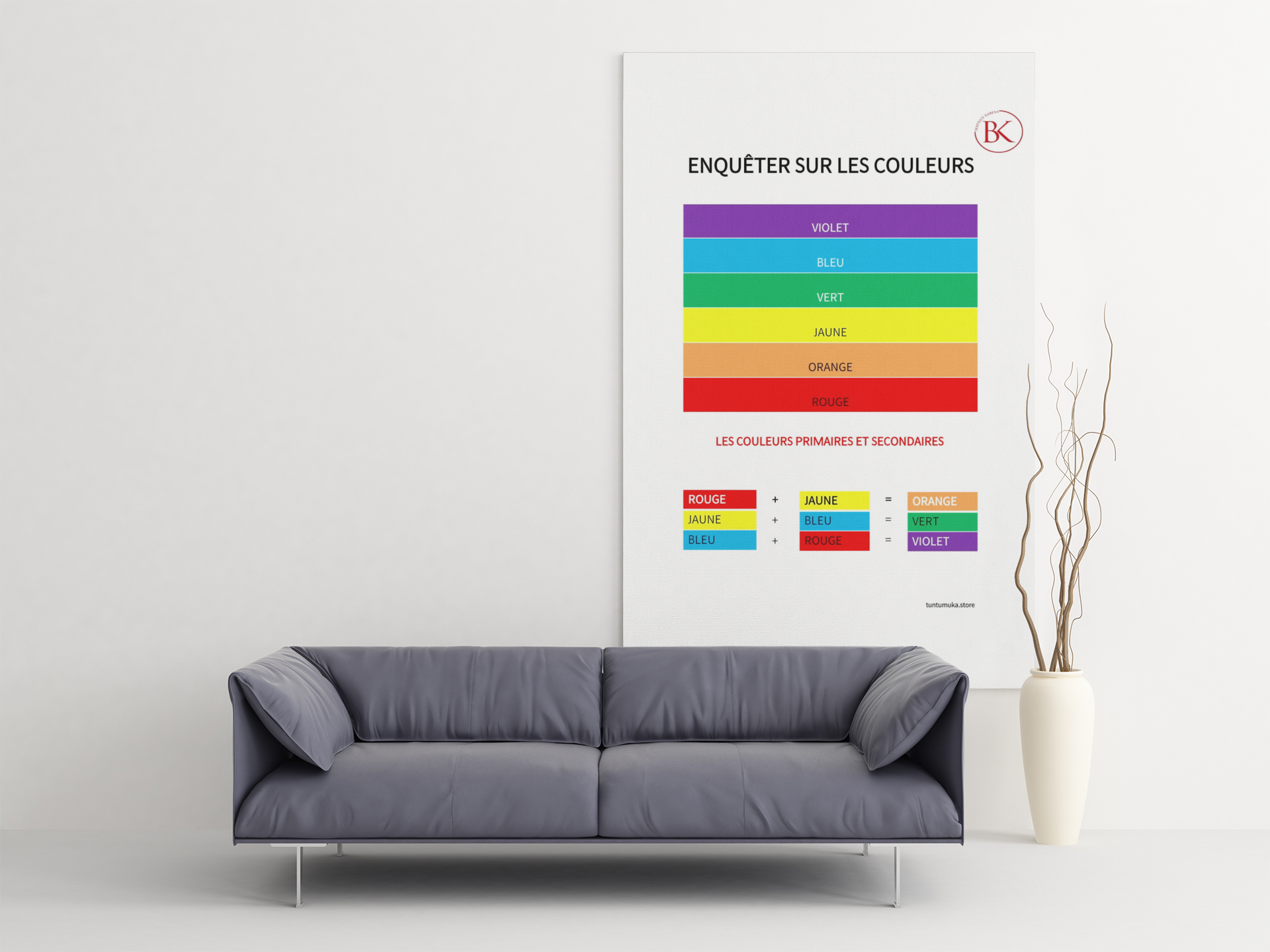 Colours's Poster for the French Immersion