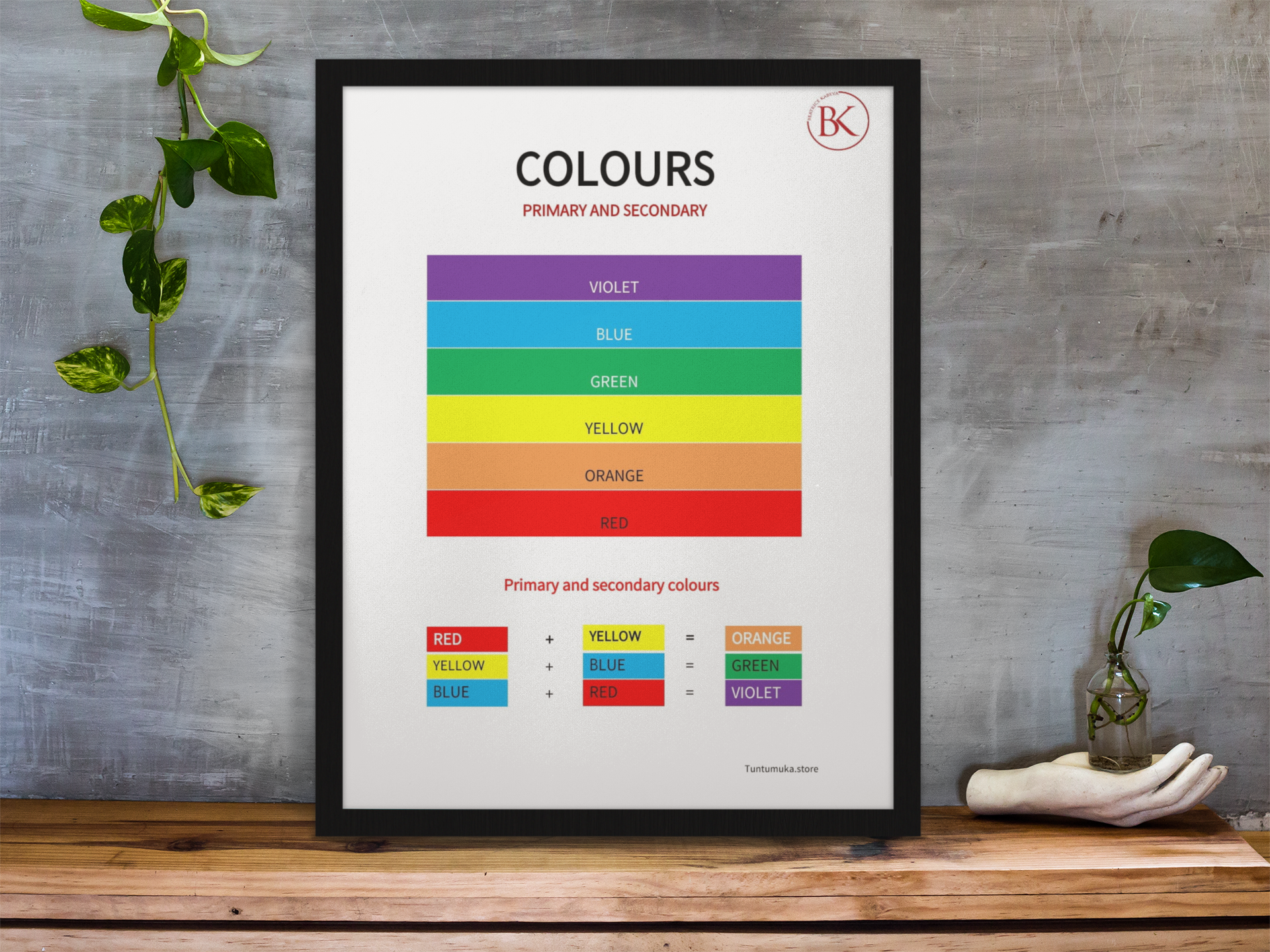 Colours's Poster for the English Program