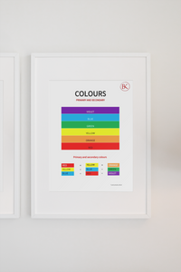 Colours's Poster for the English Program