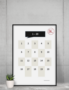 The Numbers's Poster for the English and French program