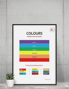 Colours's Poster for the English Program