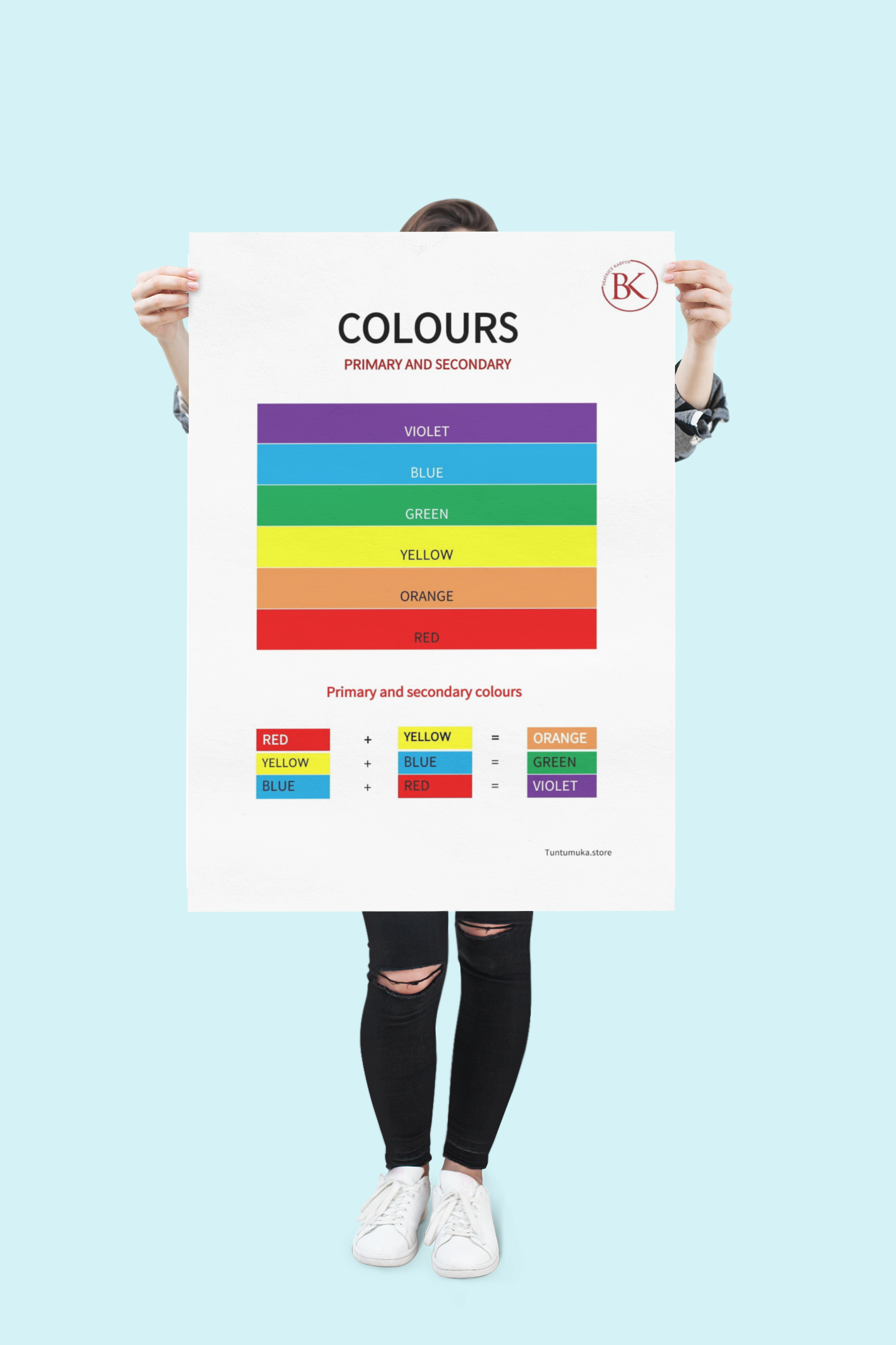 Colours's Poster for the English Program
