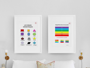 10 Educational Posters for the French Immersion Program