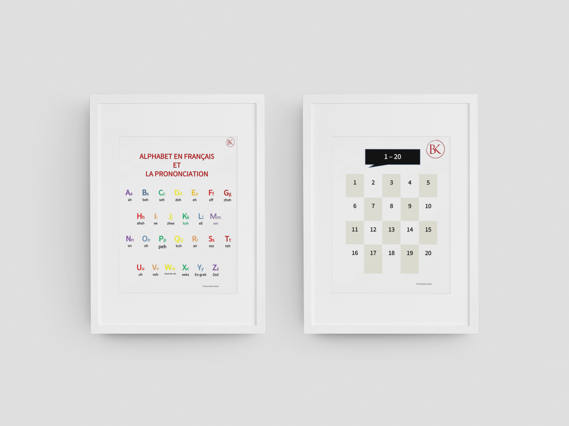 10 Educational Posters for the French Immersion Program