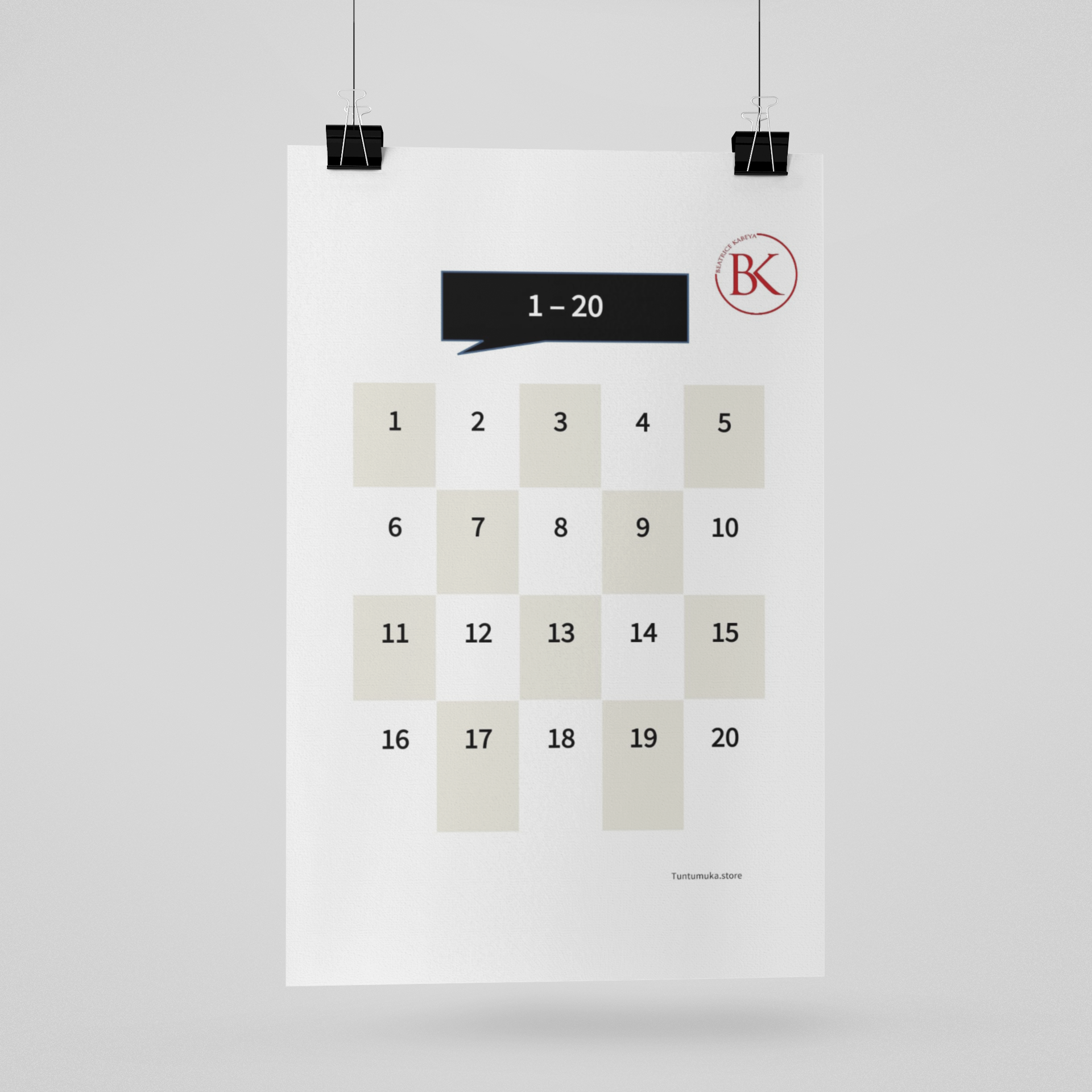 The Numbers's Poster for the English and French program